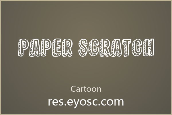 Paper Scratch的线条对比适合温暖又不幼稚的包装项目