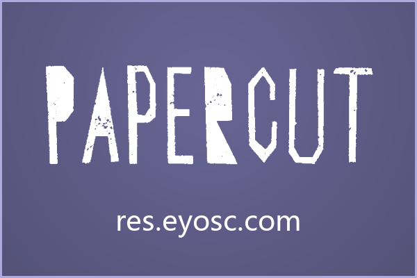 海报标题想出彩？看看 Papercut 的破坏美学
