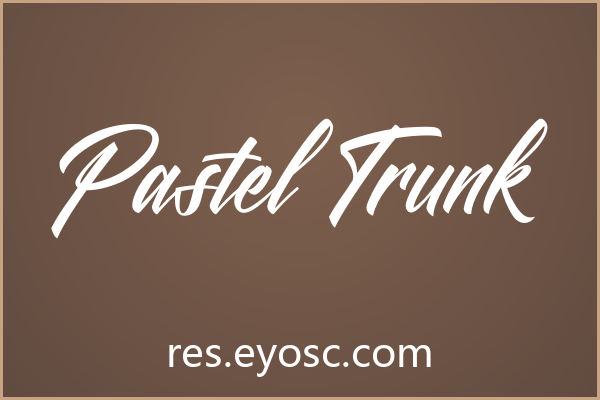海报标题字体清单｜Pastel Trunk 值得设计师收藏吗