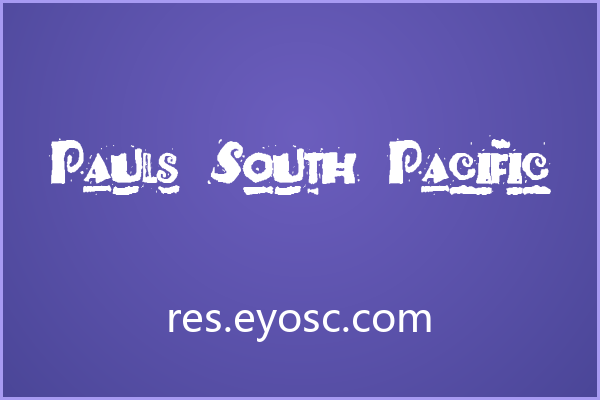 Pauls South Pacific 的不规则笔画如何塑造度假村视觉形象