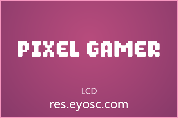 像素游戏开机画面定格 Pixel Gamer