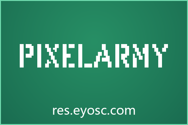 网页标题想做像素风？「PixelArmy」靠谱吗