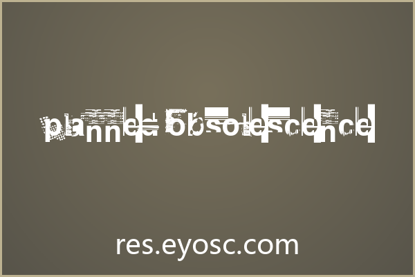 「Planned Obsolescence」：破碎美学的包装字体