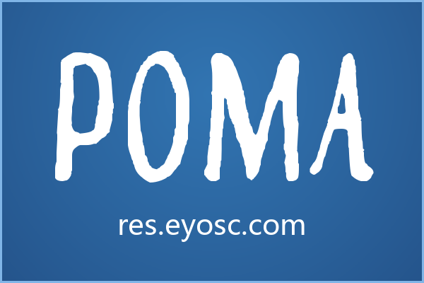 粗犷侵蚀质感的无衬线体 Poma