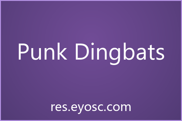 「Punk Dingbats」：包装上的叛逆符号库