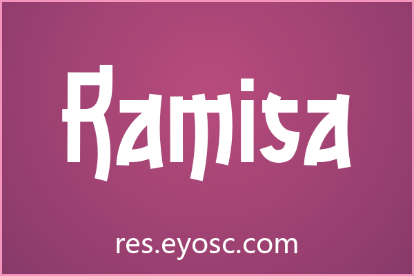 「Ramisa」用几何切角重塑社交视觉语言