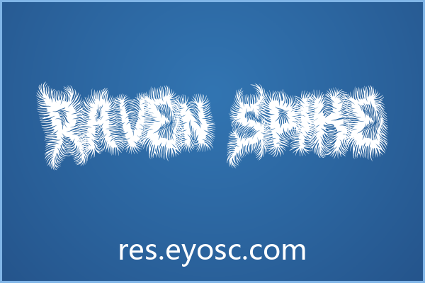 Raven Spike——包装上的野性宣言