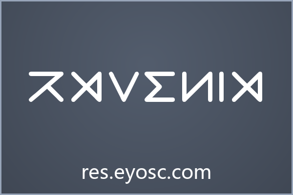 Ravenia：锐利克制的几何美学，杂志排版的冷峻利器