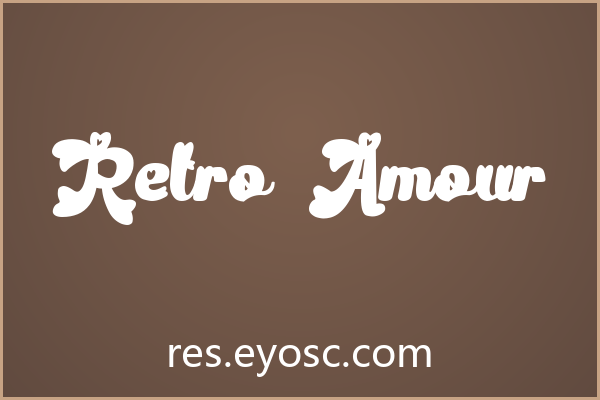 Retro Amour 评测 | 实力如何？适合网页标题吗
