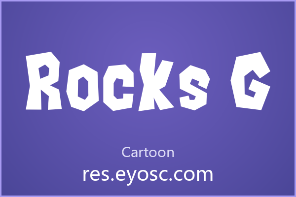 复古排版总缺那点味道？试试 Rocks G