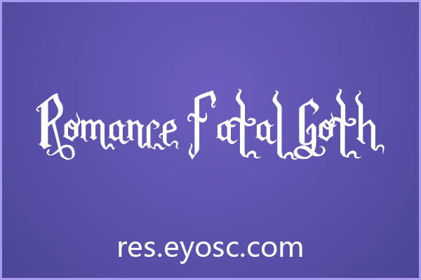 Romance Fatal Goth 评测 | 品牌VI实力与项目适配