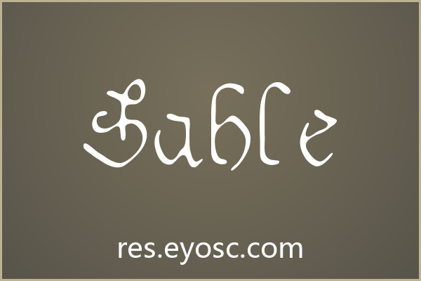 海报标题设计清单 | Sable 字体值得收藏吗