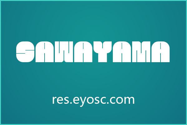儿童视觉版面上一眼认出 Sawayama