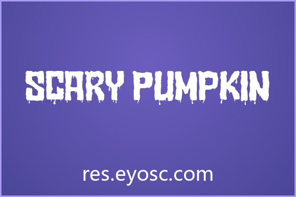 「Scary Pumpkin」：电商Banner的视觉语言，用字形说话