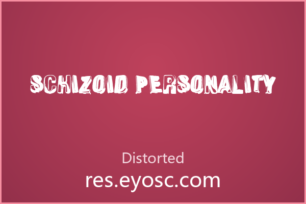 拿 Schizoid Personality 做手帐贴纸，大字号才对它味