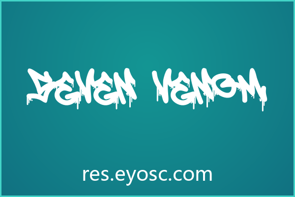 设计师字体库清单 | Seven Venom 值得收藏吗