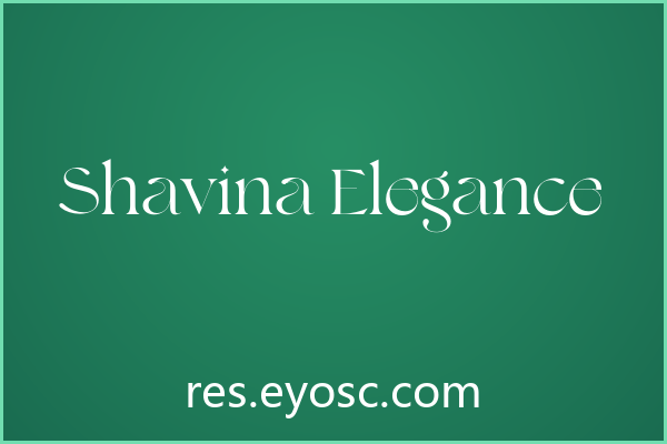 Shavina Elegance：网页标题的设计语言