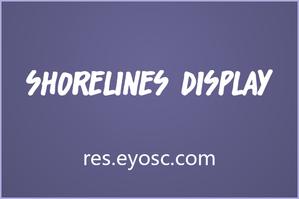 Shorelines Display 手写笔触为海报注入不羁活力