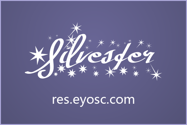 Silvester，圆润复古的装饰花体，适合节日庆典