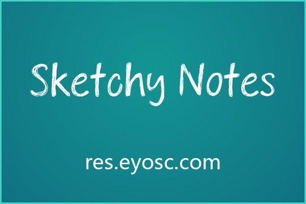 粉笔触感的涂鸦手写 Sketchy Notes
