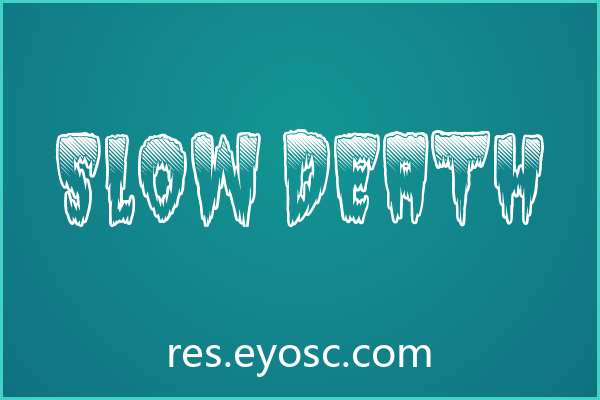 「Slow Death」：暗黑餐饮视觉里的极端设计语言