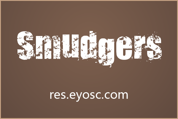 Smudgers，破坏性纹理与粗犷的完美碰撞