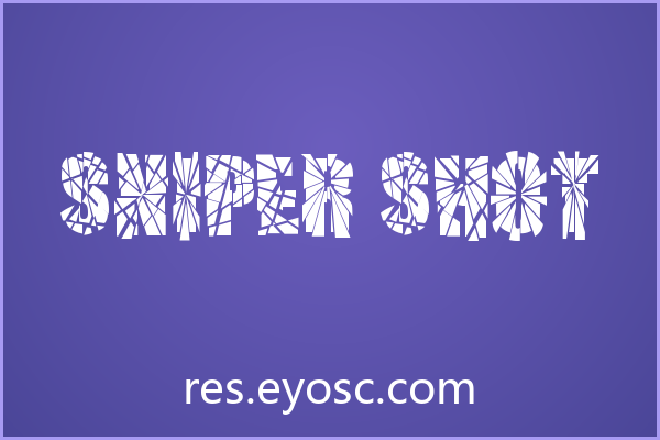 换口味？聊聊「Sniper Shot」的海报标题细节