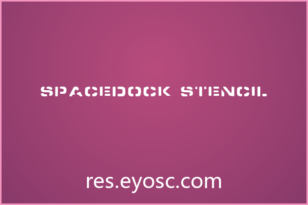 「Spacedock Stencil」：废土婚礼的硬核浪漫