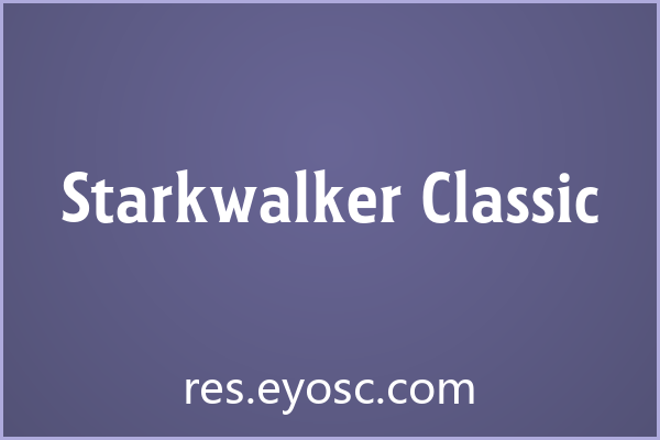 Starkwalker Classic下载 书籍封面复古粗衬线