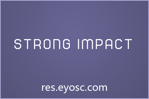 Strong Impact 评测：硬核方块字，做咖啡招牌合适吗？