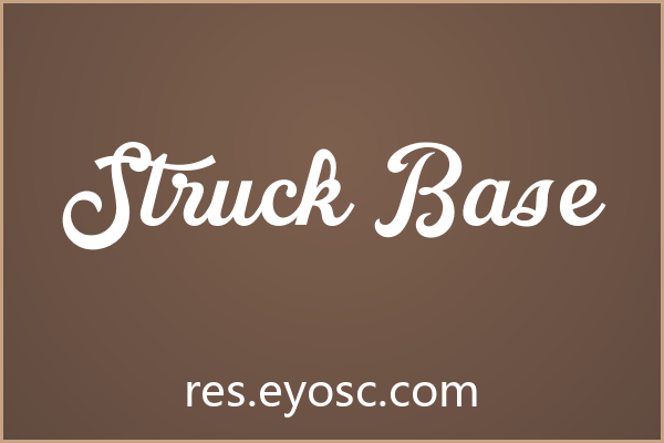 为何Old School字体「Struck Base」做海报标题值得关注