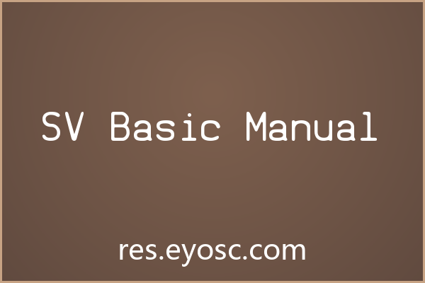 SV Basic Manual 字体下载：专为海报标题而生