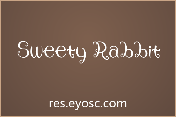 Sweety Rabbit字体评测：品牌VI实力与适用项目