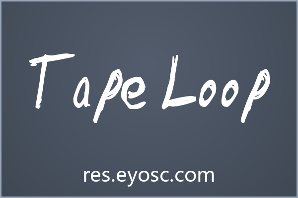 杂志排版字体清单 | 粗糙感「Tape Loop」值得收吗