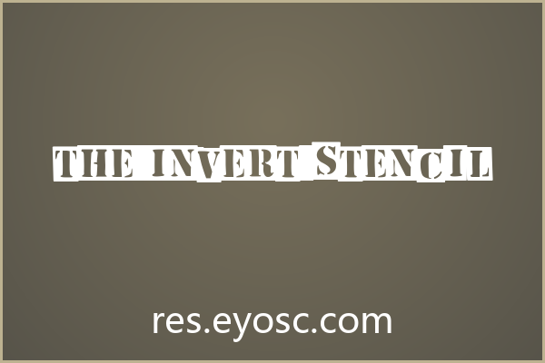 The Invert Stencil：书籍封面的军事模板设计语言