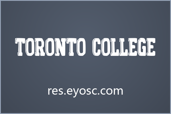 电商Banner总缺那点味道？试试Toronto College