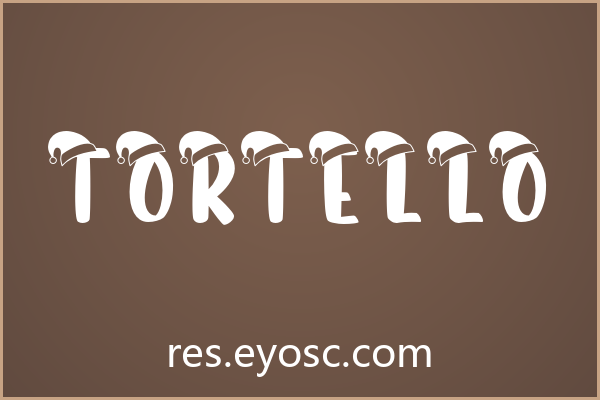 设计师收藏清单｜Tortello圣诞海报字体