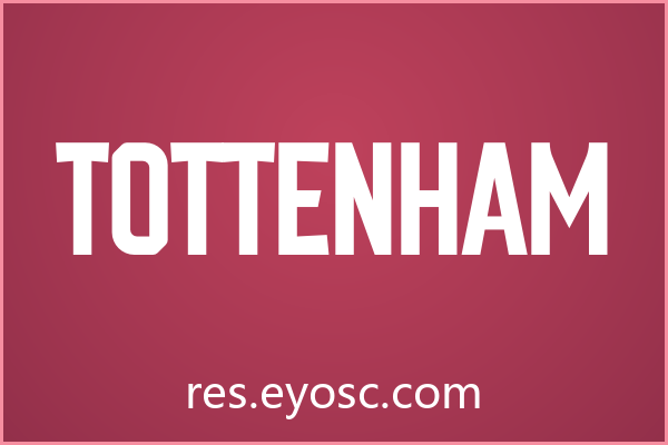 做海报标题总是没张力？「Tottenham」能破局吗
