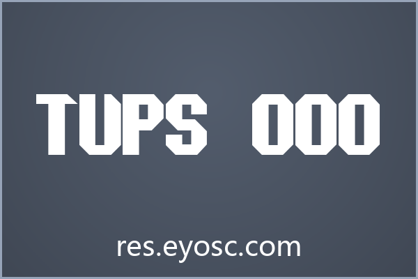 「Tups 000」不只是字形，是社交媒体的视觉锤