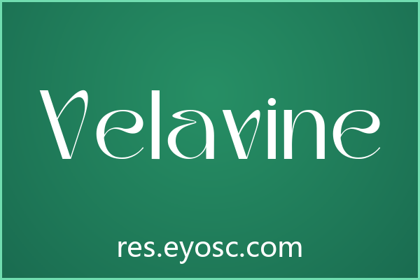 「Velavine」：优雅克制的品牌字体性格