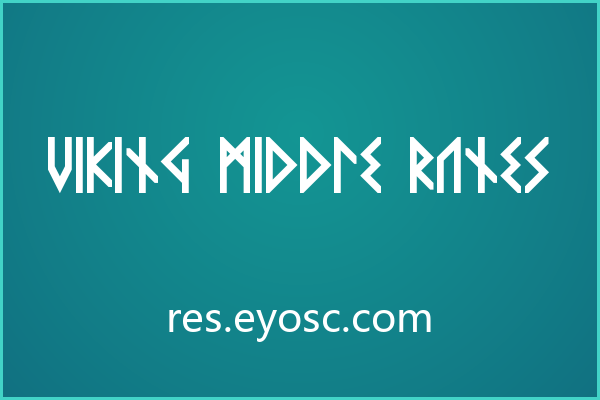 用Viking Middle Runes打造电商Banner，冲击力立现