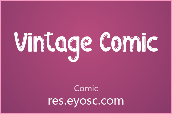 拿 Vintage Comic 画儿童绘本，意外地耐看