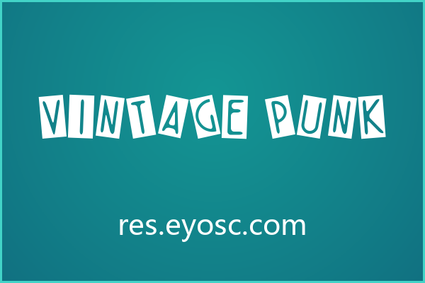 粗粝且叛逆，Vintage Punk 的街头美学