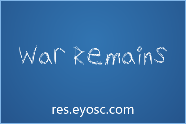 为何App界面设计值得关注Trash类字体War Remains