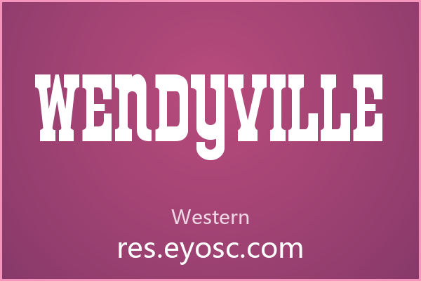 Wendyville，西部风情的粗犷表达，电商Banner的视觉重拳