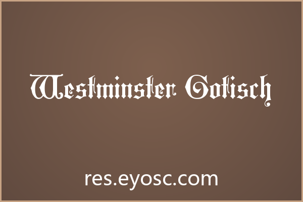 做电商Banner，「Westminster Gotisch」字体即设计语言