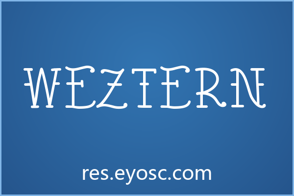 Weztern 字体评测 | 做电商Banner用它实力如何？