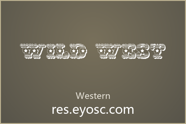 Wild West：用在婚礼请柬上，比咖啡还提神