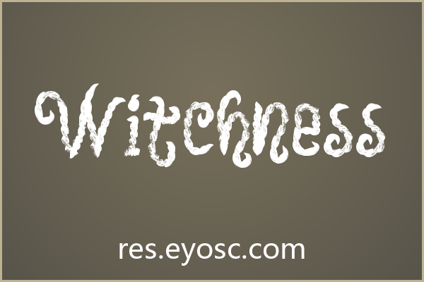 「Witchness」：社交媒体视觉中，字体即设计语言