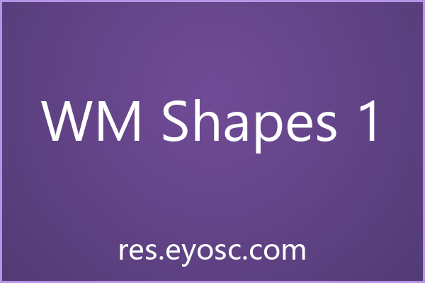 做商业提案的人该看看 WM Shapes 1